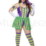 Plus Size Mardi Gras Babe