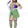 Plus Size Mardi Gras Babe