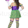 Plus Size Mardi Gras Babe