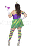 Plus Size Mardi Gras Babe
