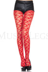 Swirl design pantyhose