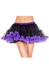 Contrast colored trim petticoat