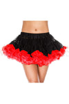 Contrast colored trim petticoat