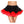 Contrast colored trim petticoat