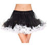 Contrast colored trim petticoat