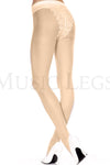 Floral print panty sheer pantyhose