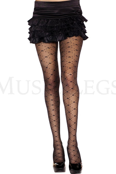 Dots and stars pattern pantyhose