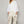 POL Crochet Patchwork Frayed Edge Half Button Knit Top