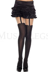 Thigh hi and suspender look spandex pantyhose