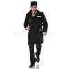 Green Leaf Doctor 3 Pc Halloween Cosplay Black Men's Costume Set Size M/L