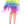Rainbow long back tulle