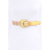 DIONA J HOLOGRAPHIC PLUSSIZE FASHION BELT COLOR GOLD