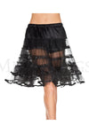 Long layered petticoat