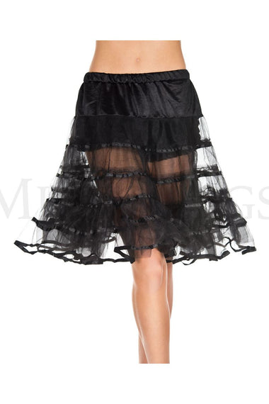 Long layered petticoat