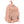 DIONA J FASHION NYLON TEXTURED BUCKLE ZIPPER BACKPACK COLOR NUDE