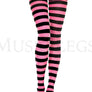 Wide striped tights