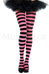 Wide striped tights