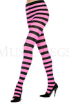 Wide striped tights
