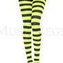 Wide striped tights