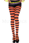 Wide striped tights