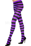 Wide striped tights