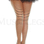 Plus size striped tights
