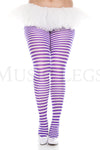 Plus size striped tights