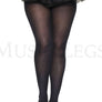 Plus size opaque tights