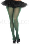 Plus size opaque tights
