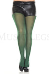 Plus size opaque tights