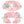 Diona J Easter Bunny Rhinestone Beaded Embriory Top Knotted Headband Pink