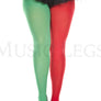 Plus size opaque jester tights