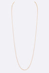 36 Inches Long Petite Beads Station Necklace
