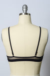 Rose Embroidery Strappy Bralette Top