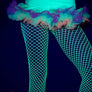 Soft tulle rainbow skirt