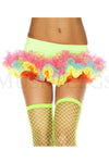 Soft tulle rainbow skirt