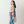 DIONA J ABSRACT WATERCOLOR PRINT KIMONO ONE SIZE COLOR TURQUOISE