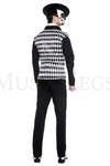 The three-piece Men's Graveyard Mister costume