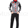 The three-piece Men's Graveyard Mister costume