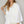 POL Crochet Patchwork Frayed Edge Half Button Knit Top
