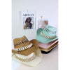 Sea Shell Hat Band Cowboy Straw Hat Western-Inspired Summer Sun Hat for Beach, Festivals, and Outdoor Adventures