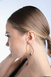 OVAL DROP SIMPLE EARRING