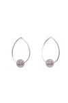 OVAL DROP SIMPLE EARRING