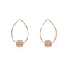 OVAL DROP SIMPLE EARRING