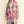 Davi & Dani Tied Color Block Collared Neck Coat