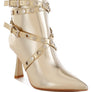 Jaunts Eyelets & Studs Harness Ankle Boots