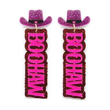 Halloween Boohaw Dangle Earring