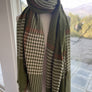 HOUNDSTOOTH PLAID SCARF