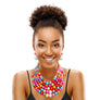 Rainbow Pearl 5 Strand Set
