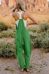 Double Take Full Size V-Neck Sleeveless Jumpsuit with Pockets